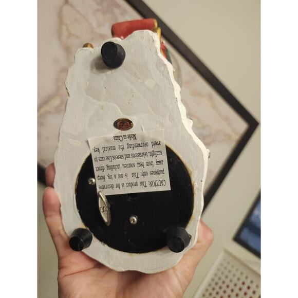 Vintage‎ International Bazaar Santa's Sleigh WaterGlobe Musical Animated Deer - Picture 9 of 9